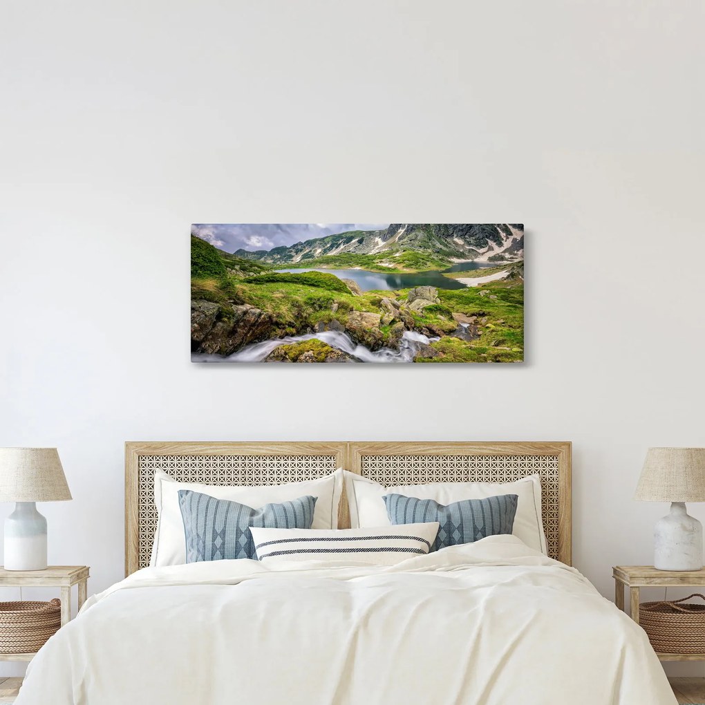 Tablou - Vedere la Muntele Rila (120x50 cm)