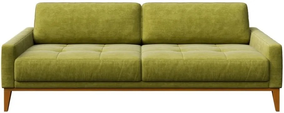 Canapea cu 3 locuri MESONICA Musso Tufted, verde