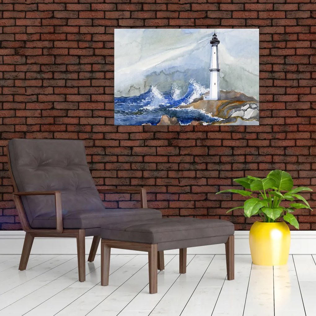 Tablou cu pictura farului (90x60 cm)