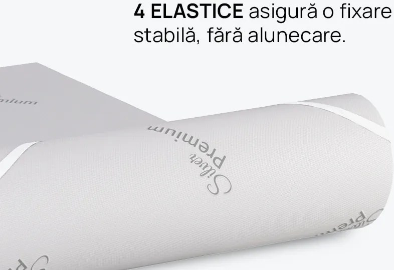 Topper saltea iSleep, SilverPlus, 200x200x5, Moale