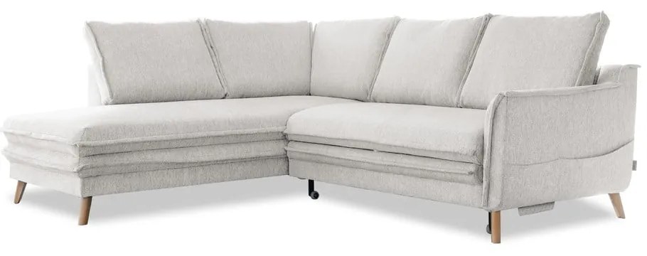 Colțar bej extensibil (cu colț pe partea stângă ) Charming Charlie – Miuform