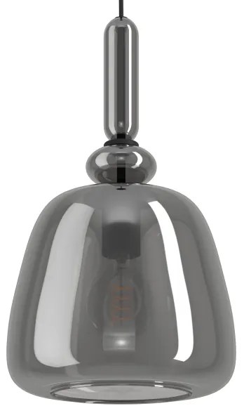 Lustră pe cablu Eglo 39997 BOVINO 1xE27/40W/230V fumuriu