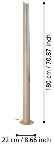 Lampadar LED Eglo 390283 PREBONE 1xGU10/5,7W/230V bej