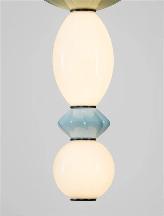Pendul LED decorativ ceramic Verde, Albastru, Alb, Roz, ONETA