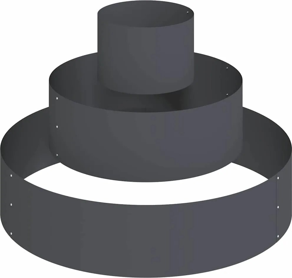 vidaXL Vază pentru Grădină Antracit 90 x 90 x 20 cm