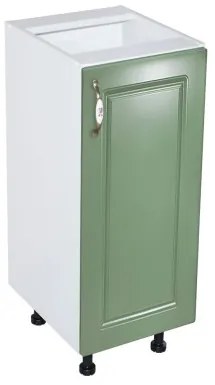Corp inferior 30 cu 1 usa Zebra MDF Verde drept