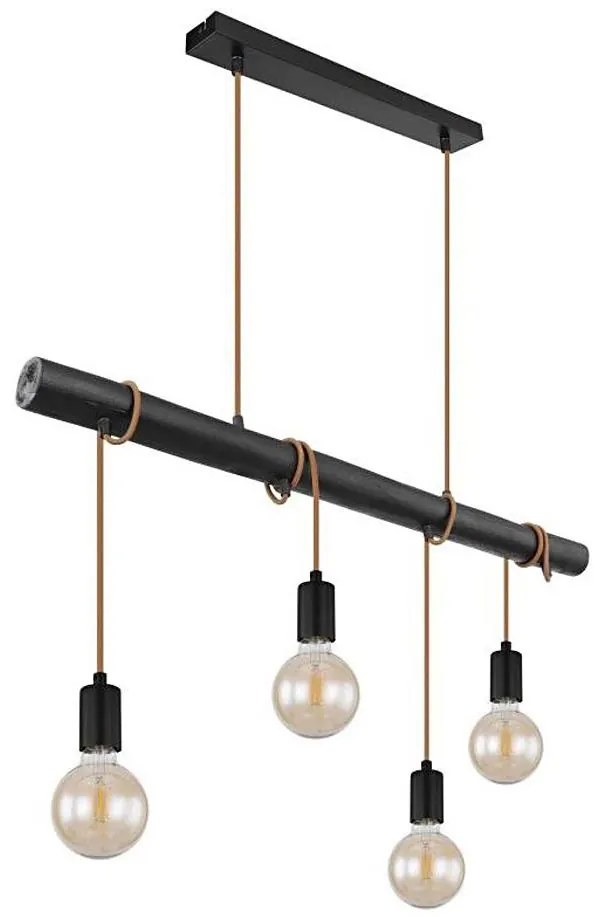 Lustră pe cablu Globo 15459-4H LEO 4xE27/60W/230V