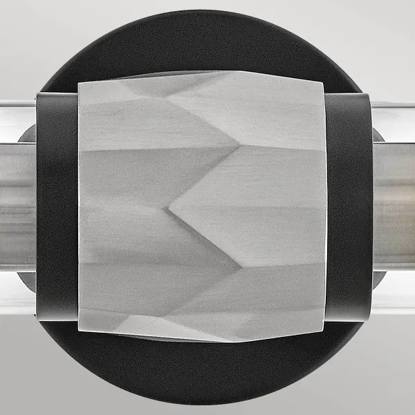 Hinkley HK-ELLISON2-BK-BN - Aplica de baie ELLISON 2xE27/40W/230V IP44 neagră