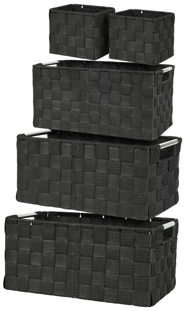 Set de coșuri pentru depozitare, din hârtie