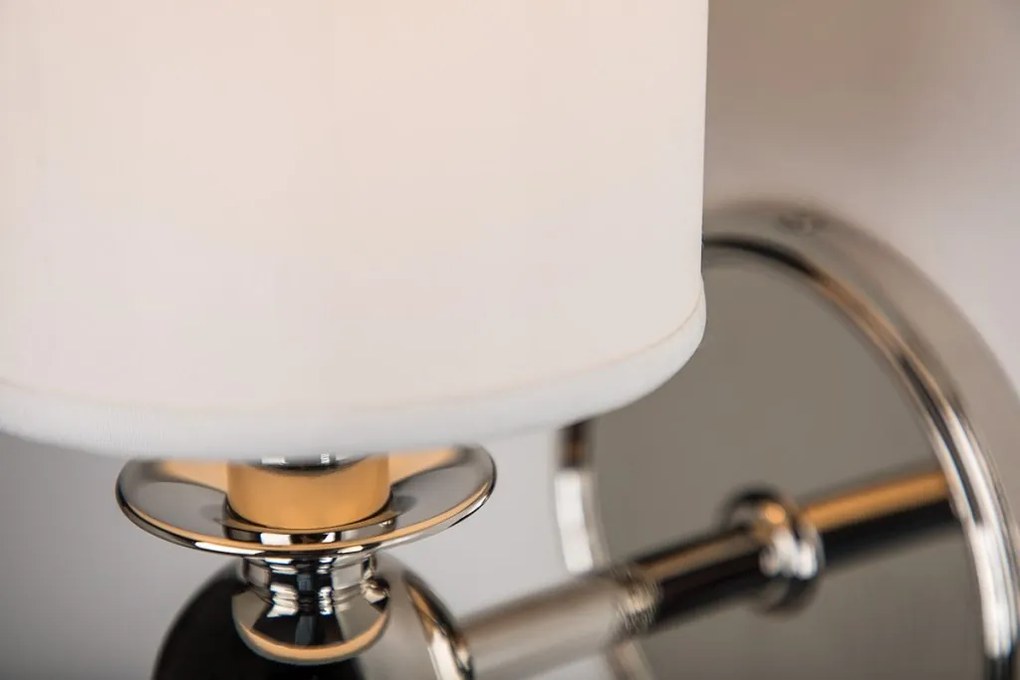 Aplica de perete design clasic GORDON nichel lucios