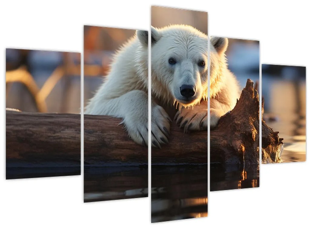 Tablou - Ursul polar (150x105 cm)