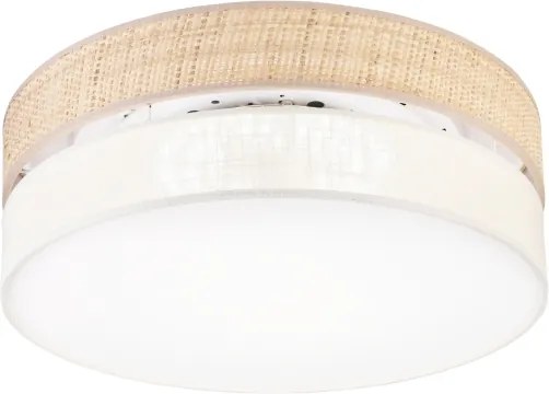 Plafonieră LED SIRJA BOHO LED/36W/230V Ø 45 cm bej/crem