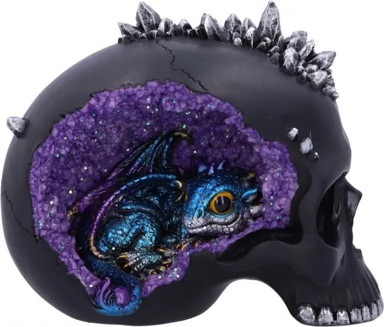 Statueta craniu Pestera de cristal 17 cm