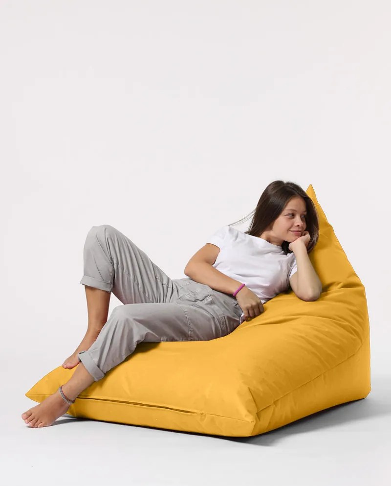 Fotoliu puf pentru grădină Pyramid Big Bed Pouf - Yellow