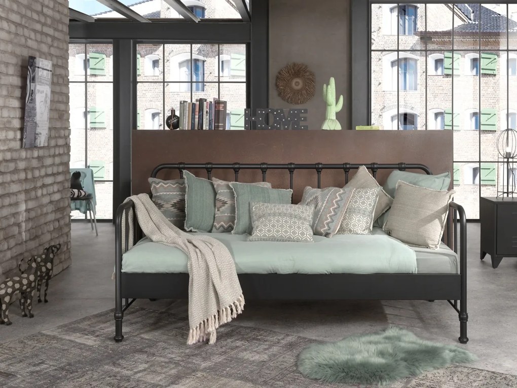 Pat copii tip cabină 90×200 cm – loc sigur de somn și joacă – gamă Bronxx – Vipack