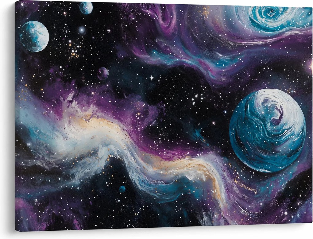 Tablou - Univers pictat (70x50 cm)