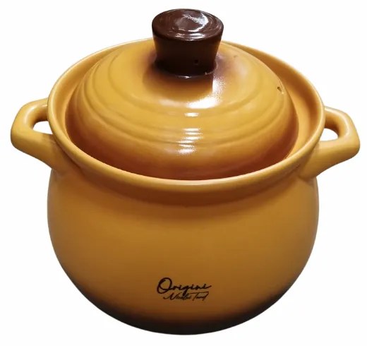 Oala Ceramica cu Capac Heinner Origini direct pe flacara 3 L