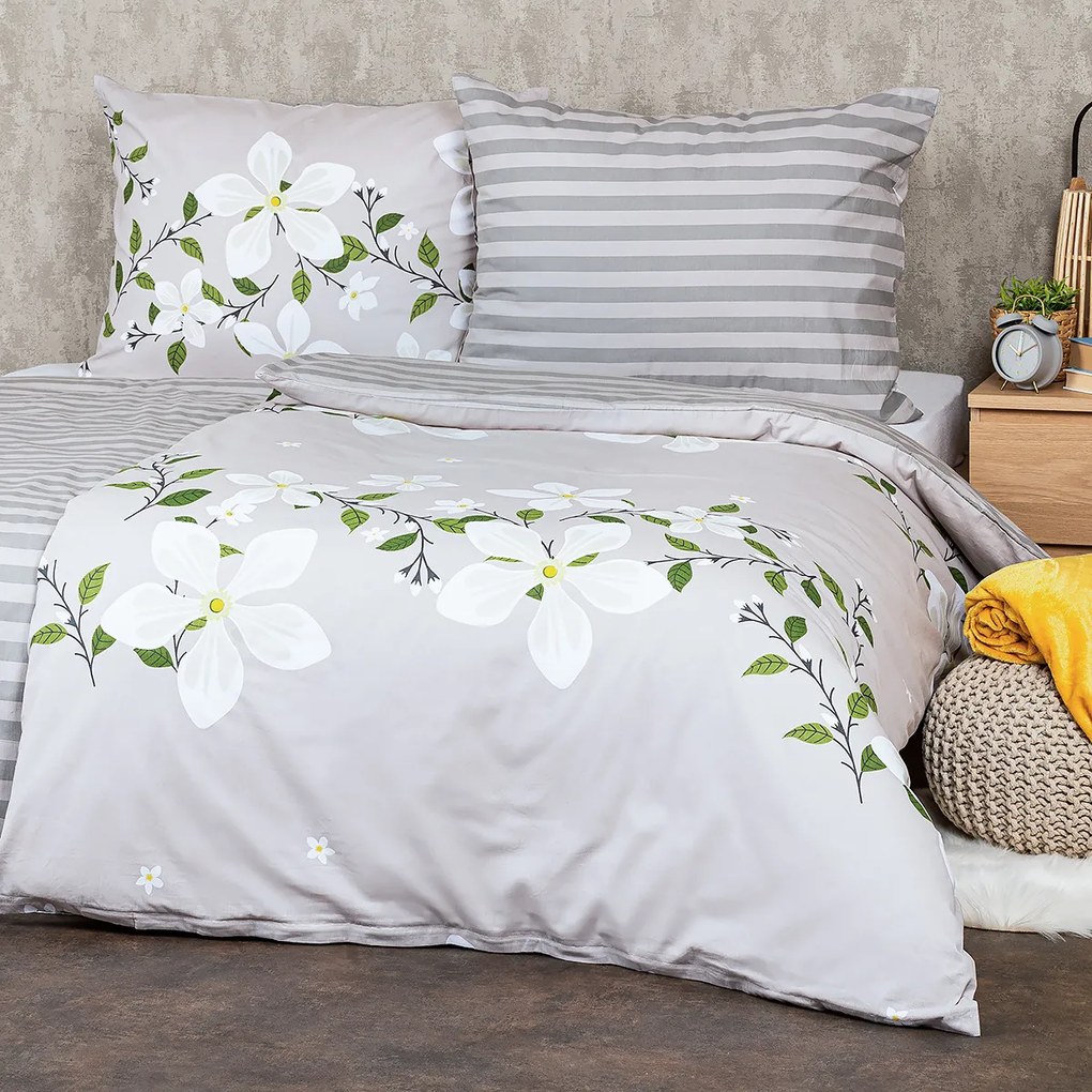 Lenjerie de pat din bumbac 4Home Jasmine Love, 140x 200 cm, 70 x 90 cm, 140 x 200 cm, 70 x 90 cm