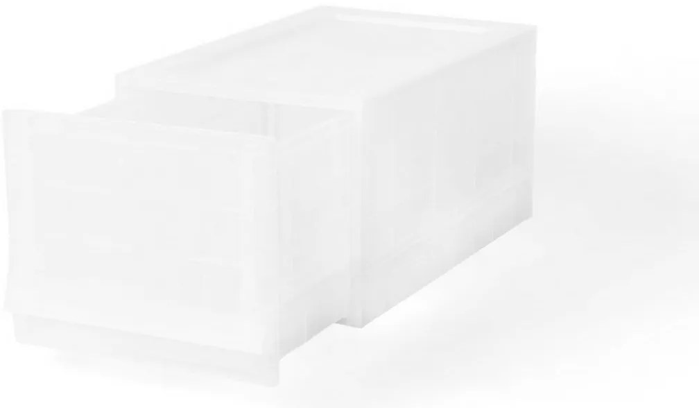 Cutie de depozitare modulară Wave Junior Mist fărăroți 43,4 x 27,2 x 22 cm, Îngust - 1 sertar