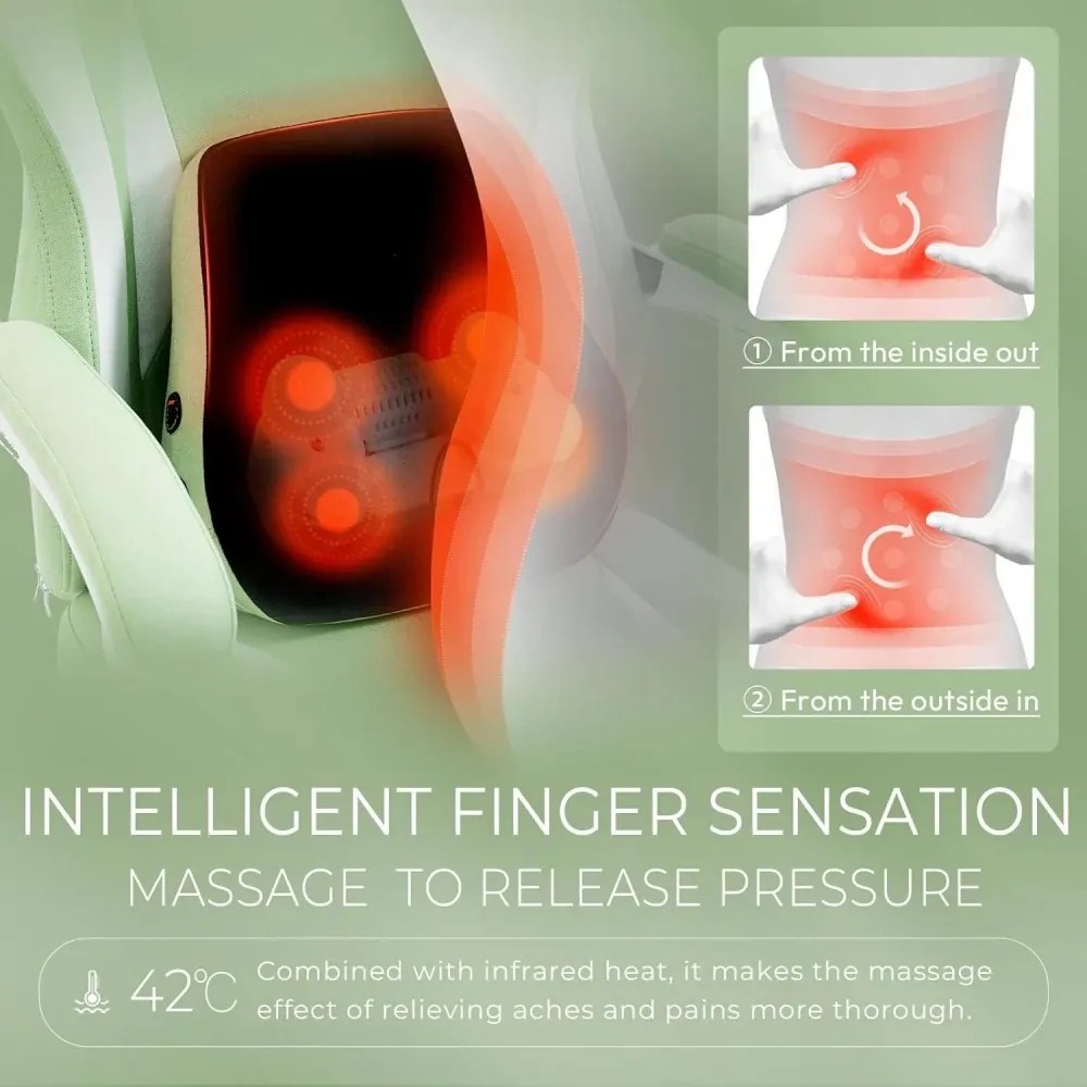 RESIGILAT- ErgoRelax Pro JD– Scaun Gaming Ergonomic, Masaj Lombar si Incalzire, Spătar Rabatabil 155°, Suport picioare, Material textil, Verde/Alb