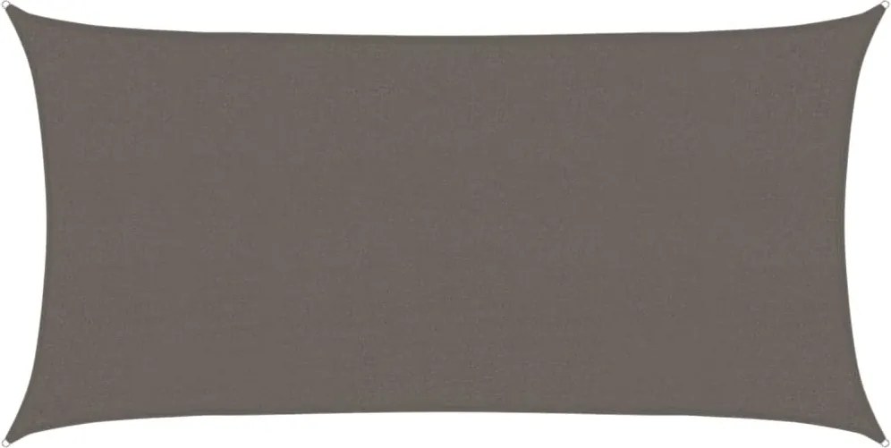 vidaXL Pânză parasolar, antracit, 2,5x5 m, HDPE, 160 g/m²
