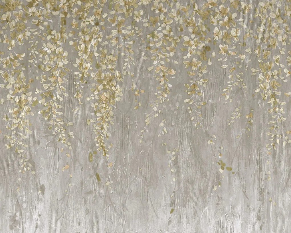 Tapet Draped Blossoms, Gold, Rebel Walls