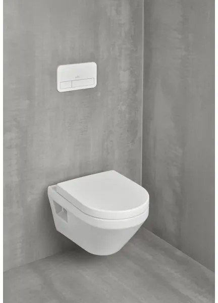 Villeroy & Boch 5684CL01 - Vas WC suspendat ARCHITECTURA, din ceramică, cu capac SoftClose, alb