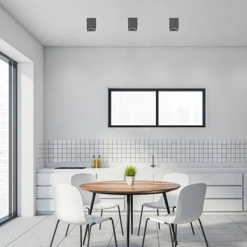 Spot aplicat tavan Kobald gri