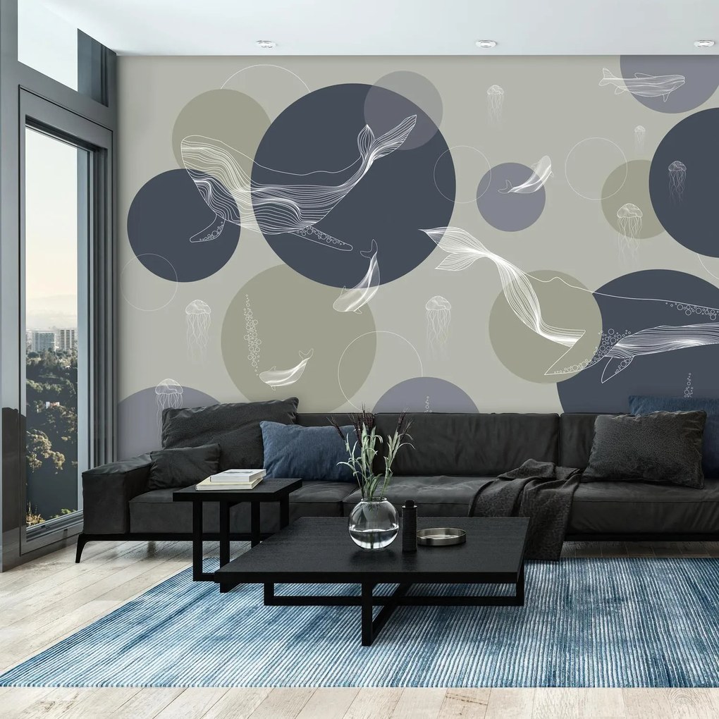 Fototapet - Balene (147x102 cm)