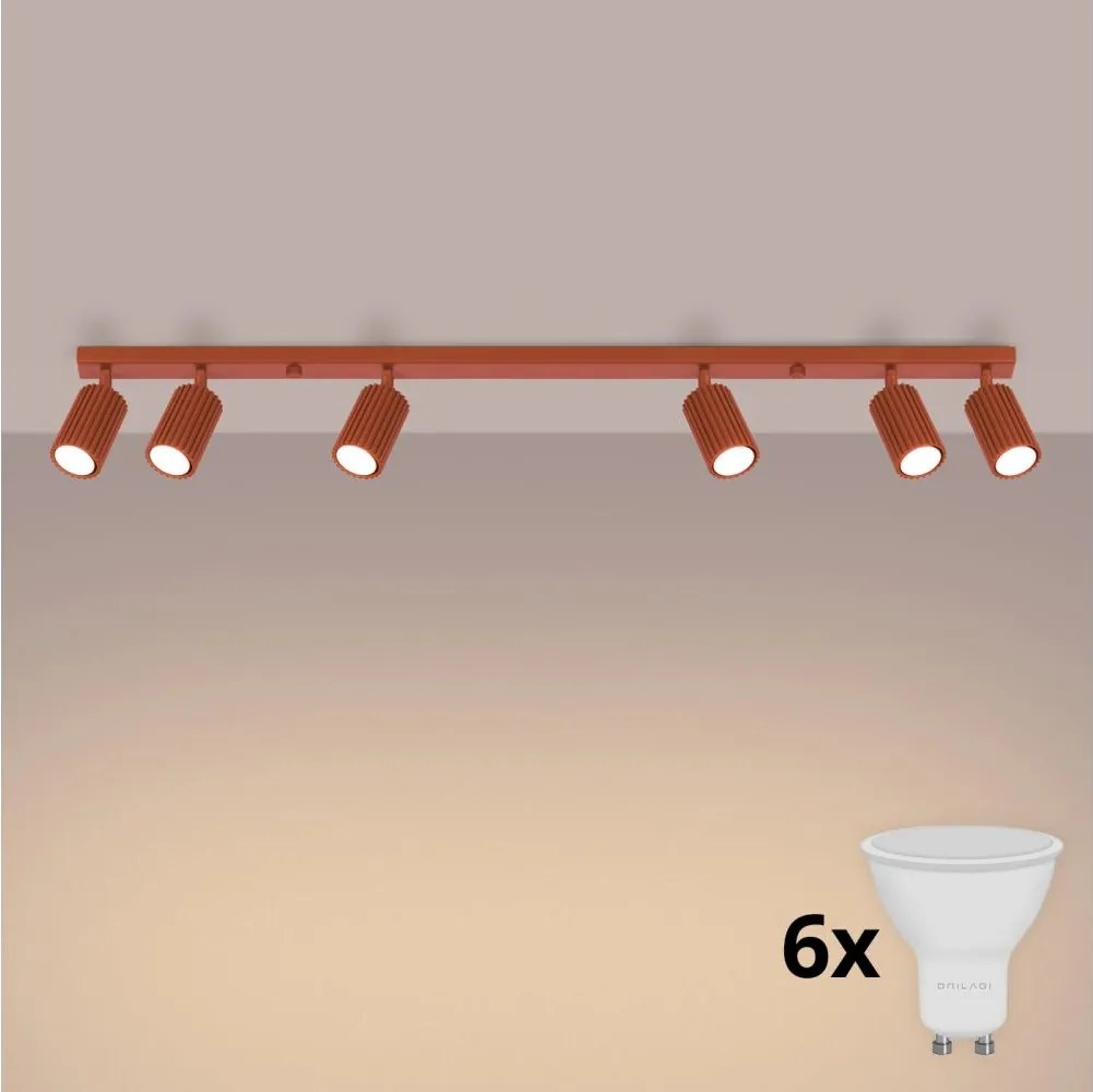 BRILAGI - Spot LED CRESTO 6xGU10/10W/230V portocaliu