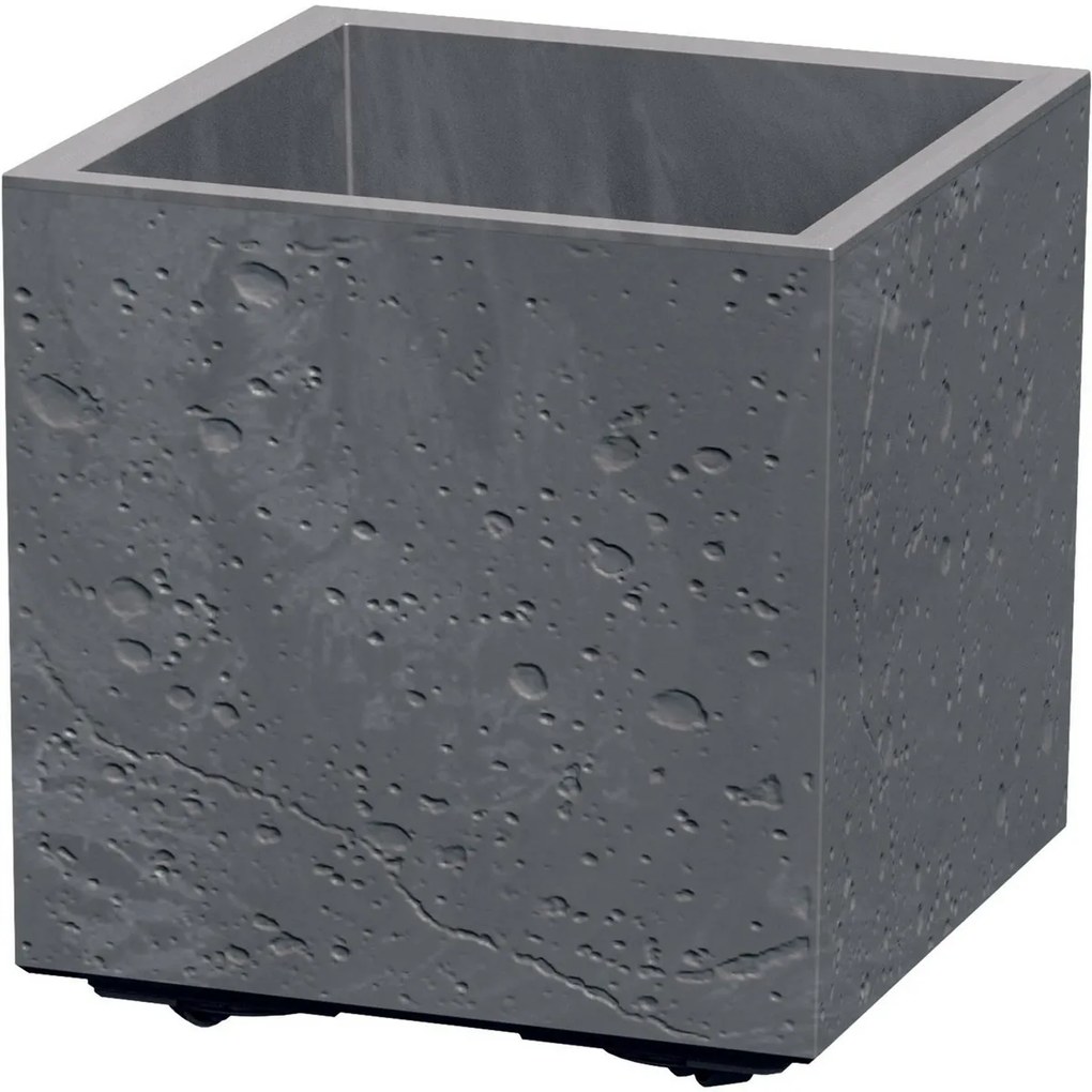 Ghiveci SIERRA SQUARE BETON EFFECT 28,8 cm , gri, S