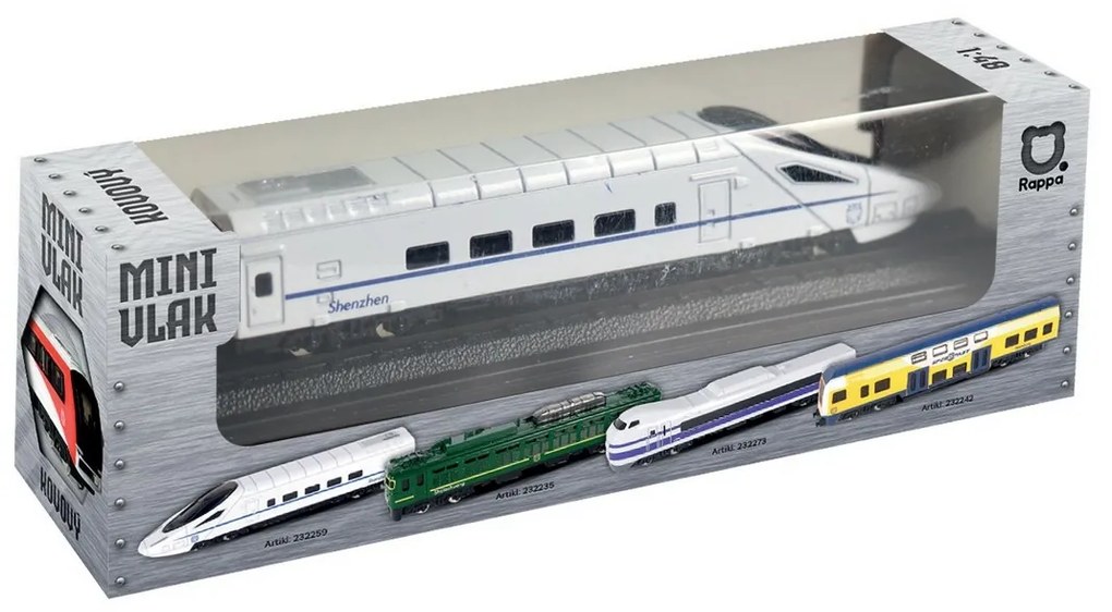 Rappa Metal mini tren rapid, 15 cm