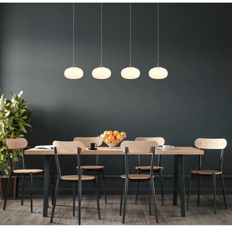 Lustra suspendata cu 4 pendule LED QUINTARA