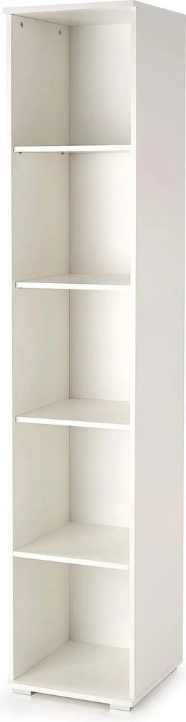 Biblioteca LIMA SL-1 alb, PAL laminat, 40x40x200 cm