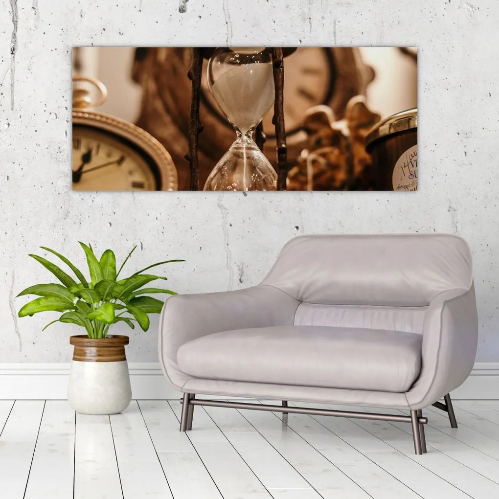Tablou cu clepsidră (120x50 cm)