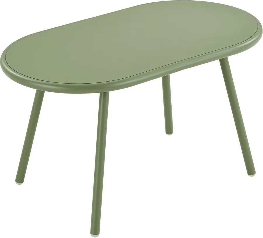 Set mobilier de grădină verde din plastic pentru 4 persoane Saly – House Nordic
