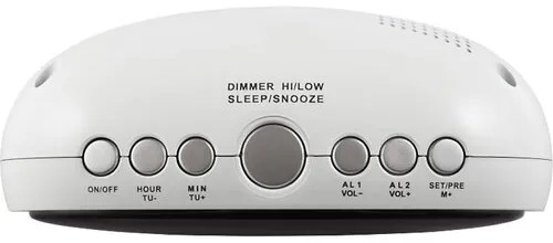 Radio cu ceas ECG RB 010 Digital, alb