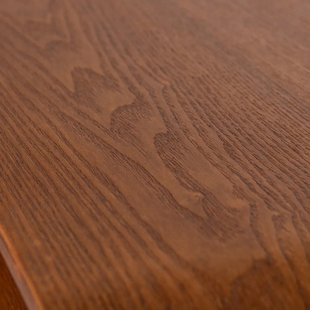 Măsuță auxiliară cu aspect de lemn de nuc 32x40 cm Frey – WOOOD