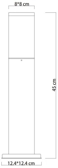 Lampă de exterior HERRI 1xE27/15W/230V 45 cm IP44 Globo 31731