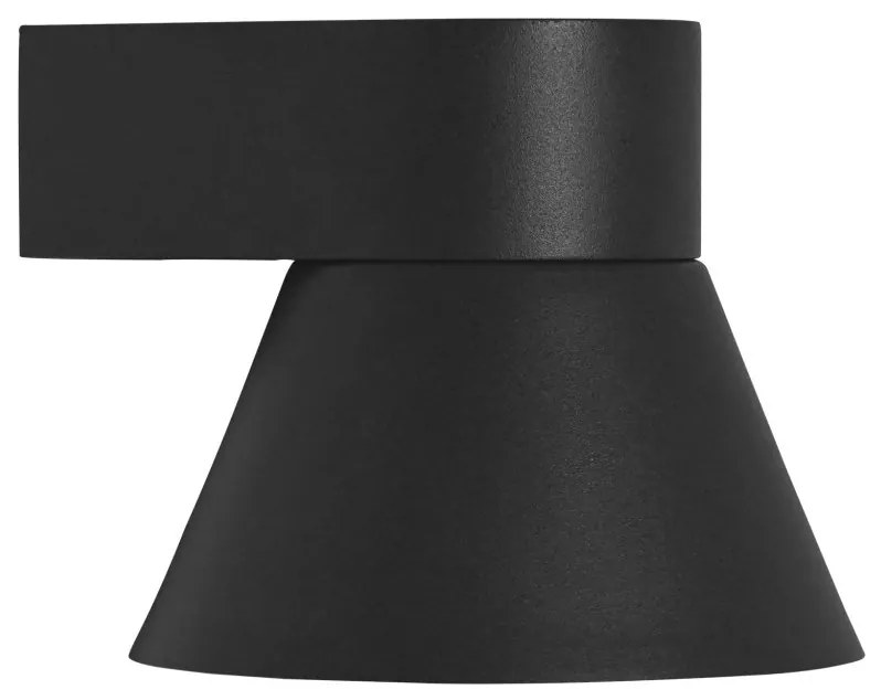 Aplica pentru perete exterior cu protectie IP54 Kyklop Cone Black