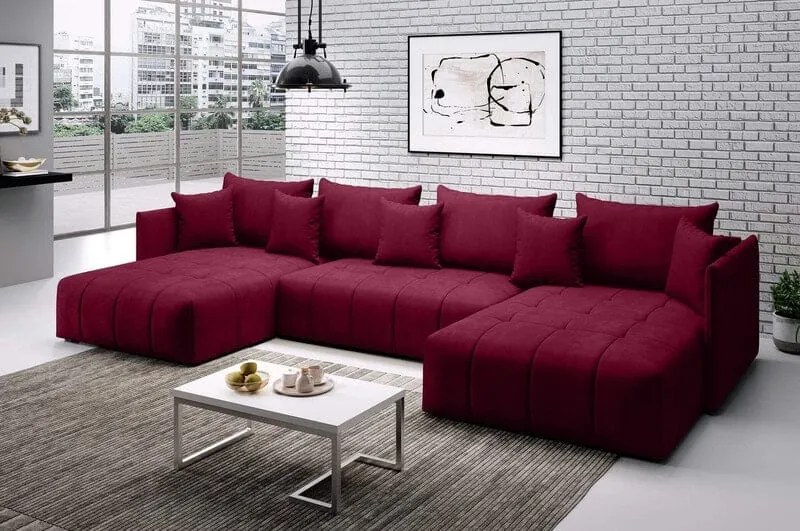 Colțar extensibil dumonde cu ladă de depozitare si sezut confortabil d