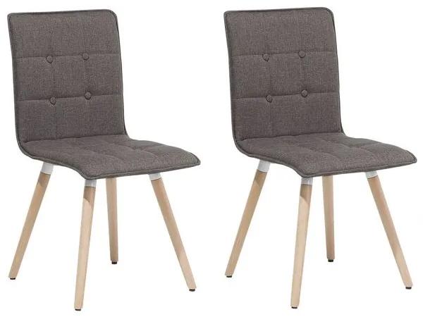 Zondo Set 2 buc. scaune pentru sufragerie Berken (maro deschis). Promo -21%. 1009913