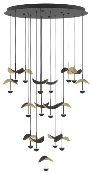 Lustră LED dimabilă pe cablu Eglo 390341 DRACERA 17xLED/2,3W/230V d. 78 cm