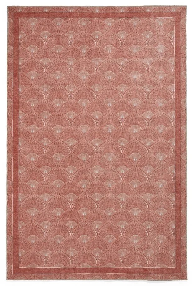 Covor cărămiziu lavabil 152x230 cm Deco Peacock – Catherine Lansfield