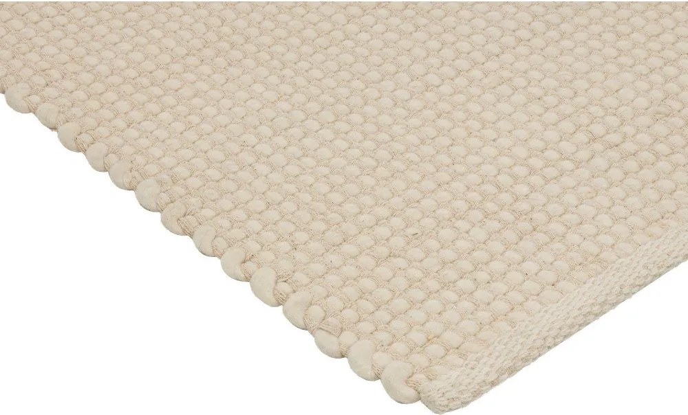 Covor bej țesut manual din lână 200x300 cm Talo – noo.ma