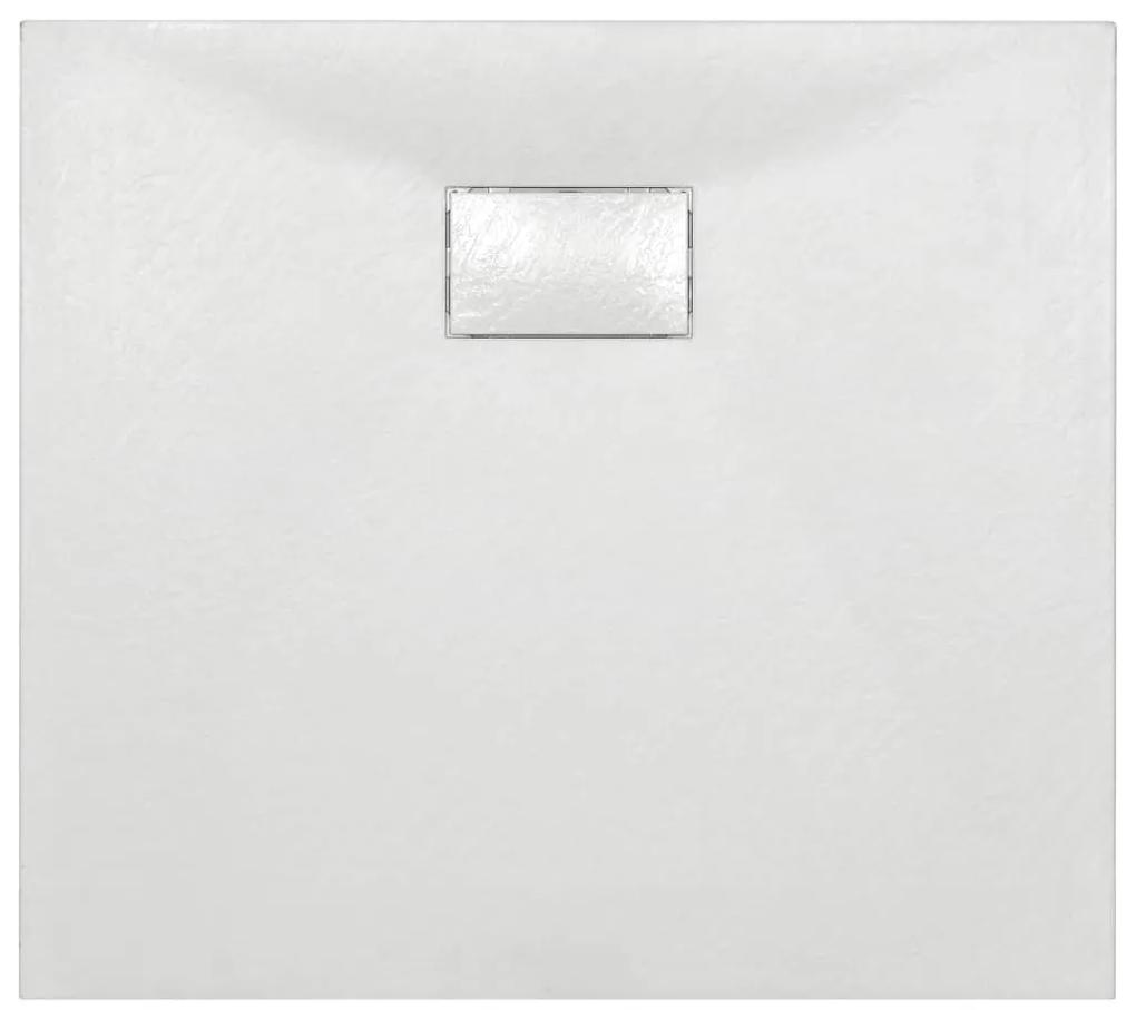 Cadita de dus, alb, 90 x 80 cm, SMC Alb, 90 x 80 cm