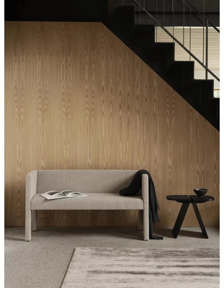 Bancă bej cu tapițerie din stofă bouclé Sitta – Blomus