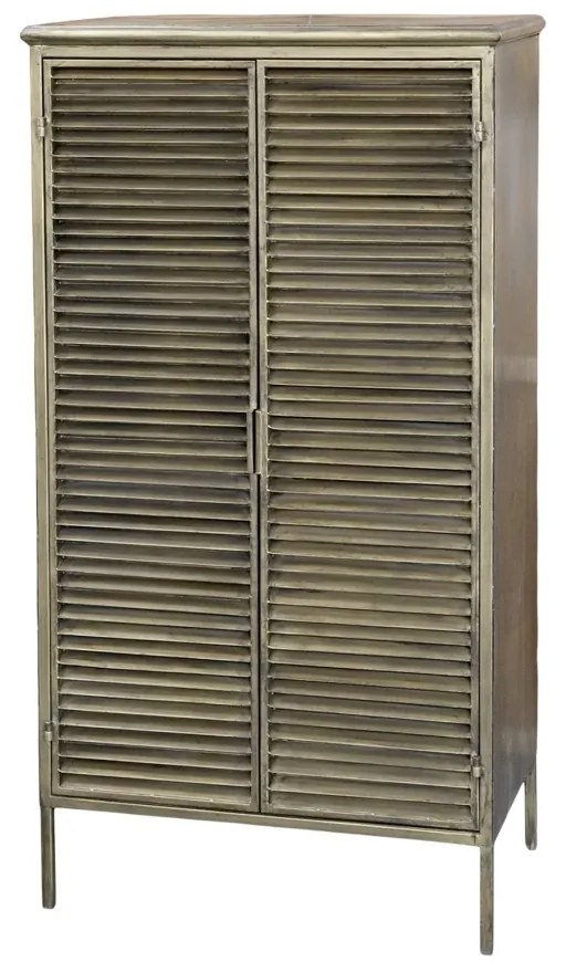 Dulap din metal, cu 2 usi, aspect vintage
