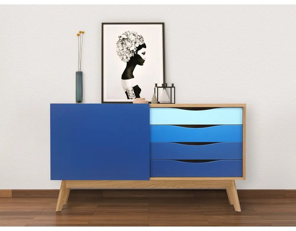Comodă Woodman Avon, albastru