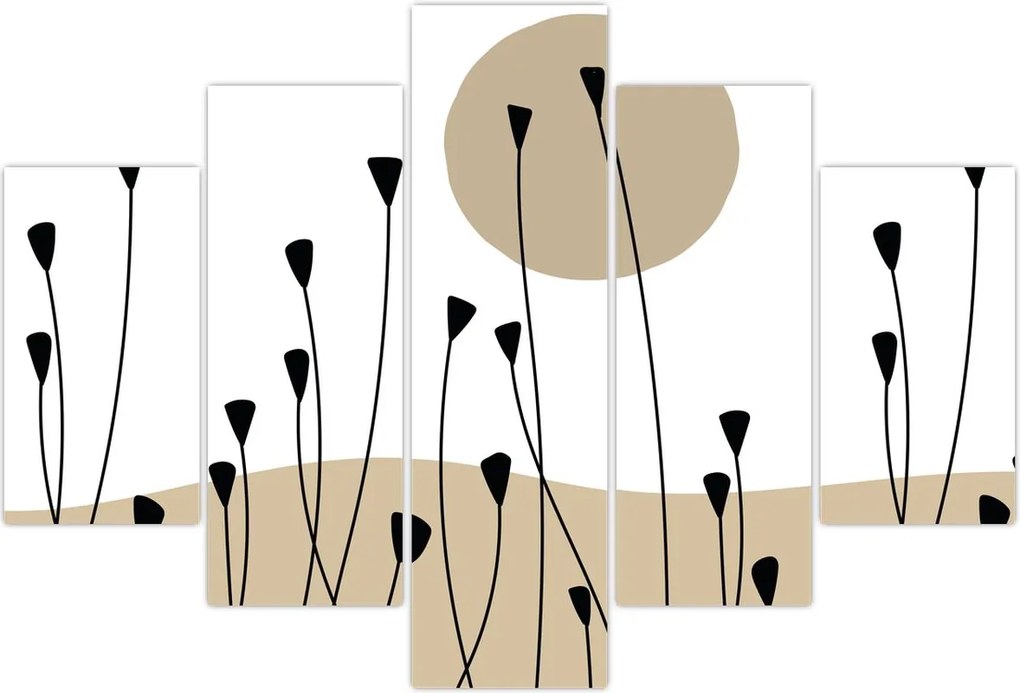 Tablou - Pajiște grafică N⁰2 (150x105 cm)